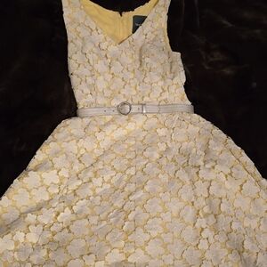 Yellow flower lace Modcloth Dress